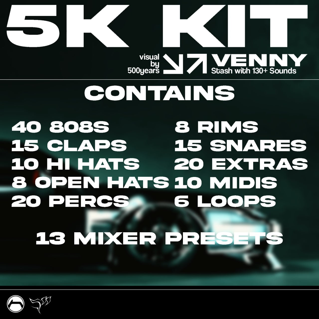 “VENNY 5K” STASH DRUM KIT